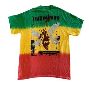 Linkin Park Men's Unisex Tie Dye Hybrid Theory Graphic T-Shirt M Medium NWOT